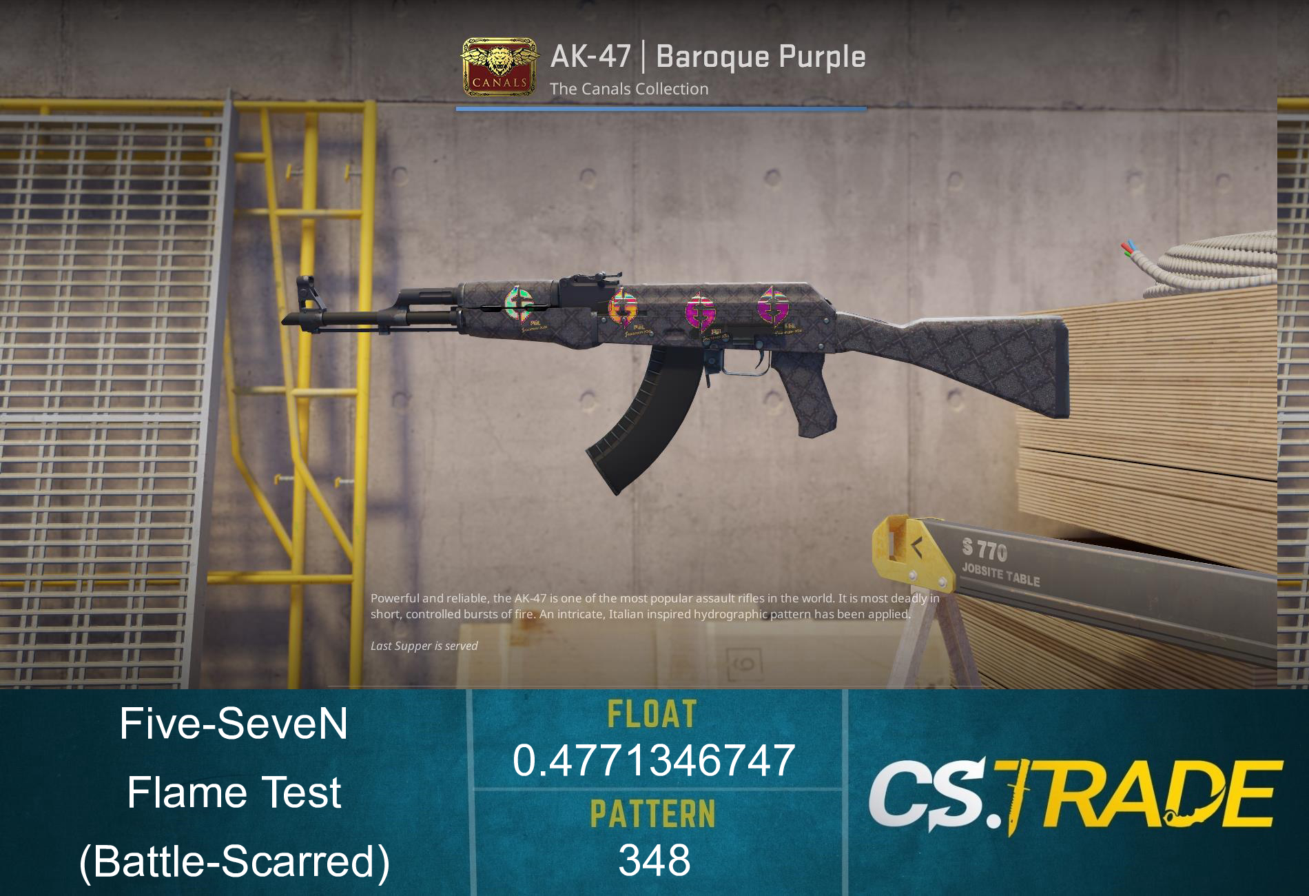 StatTrak™ Five-SeveN | Flame Test (Battle-Scarred) Screenshot