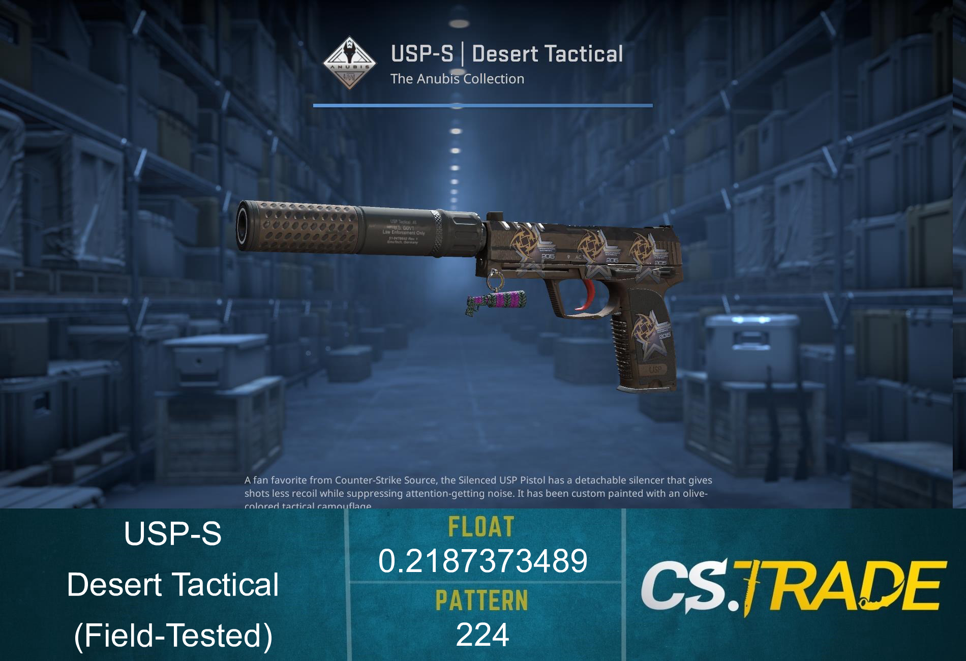 USP-S | Desert Tactical (Field-Tested) Screenshot