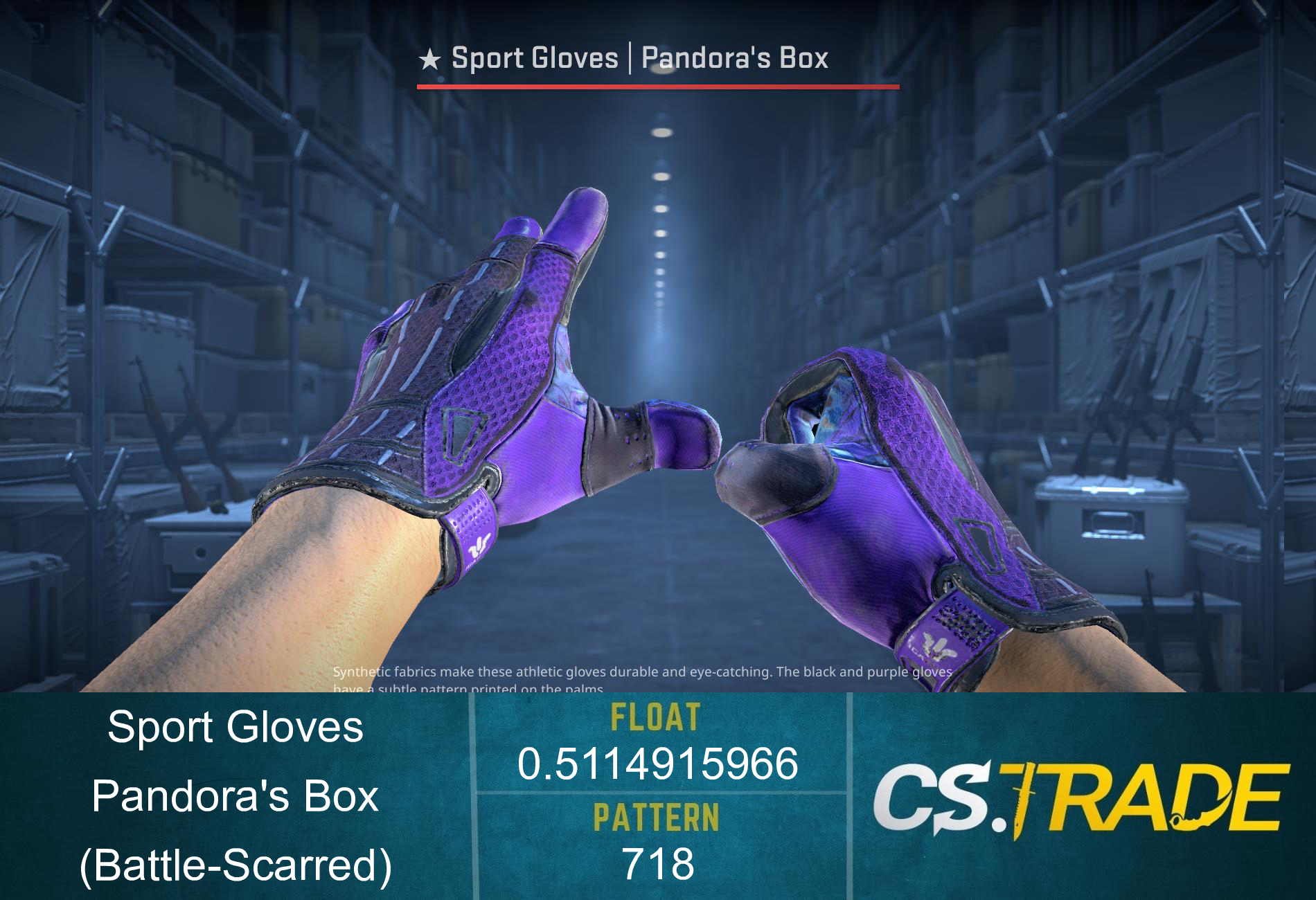 ★ Sport Gloves | Pandora's Box (Battle-Scarred) Screenshot