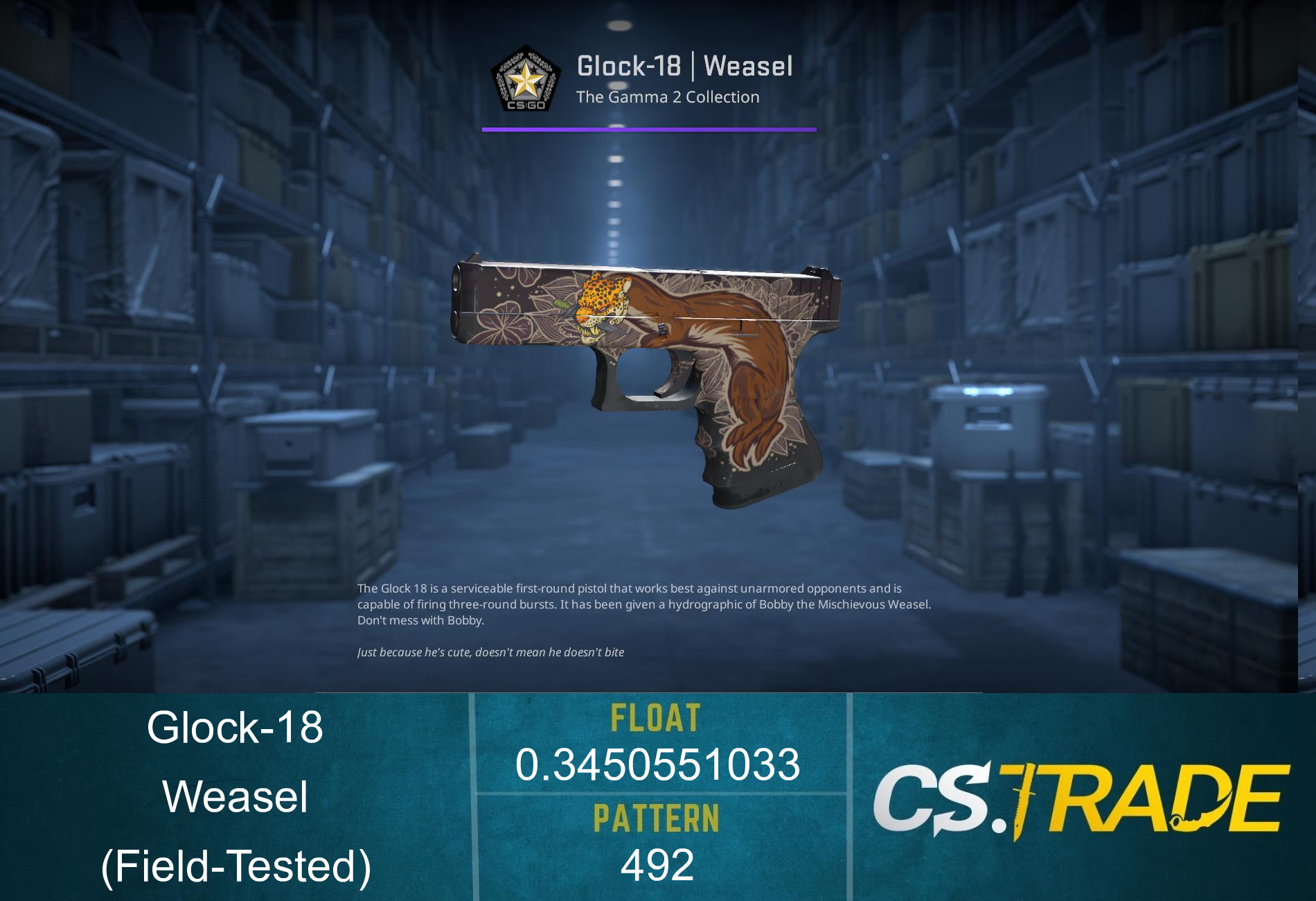 Glock-18 | Weasel (Field-Tested) Screenshot