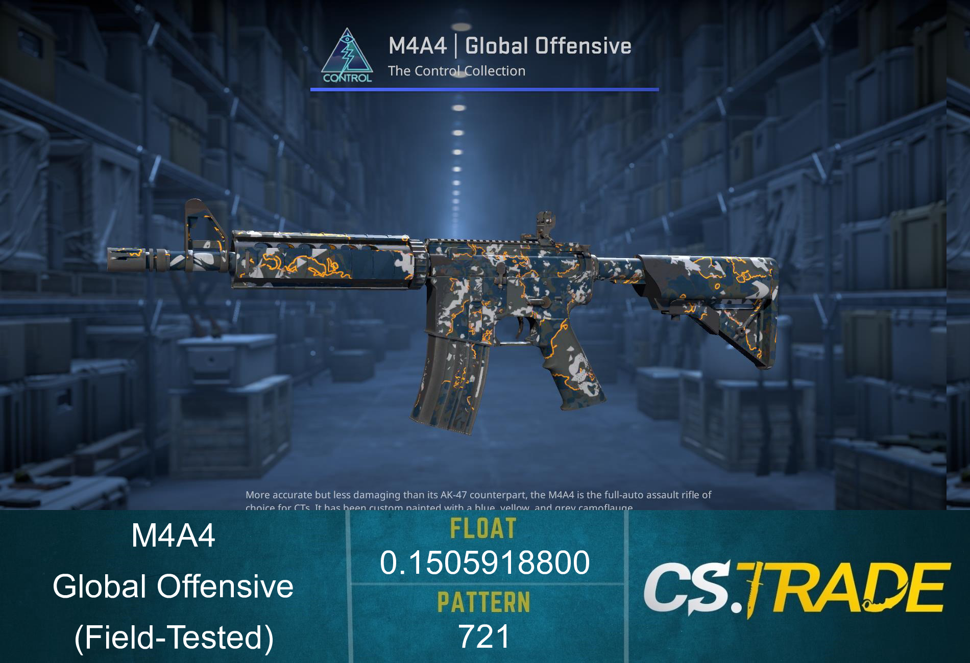 M4A4 | Global Offensive (Field-Tested) Screenshot