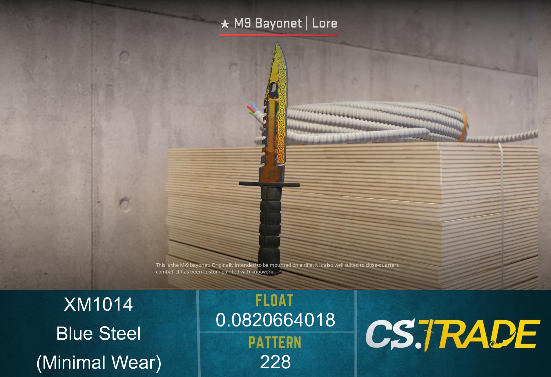 Souvenir XM1014 | Blue Steel (Minimal Wear) Screenshot