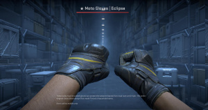 ★ Moto Gloves | Eclipse (Battle-Scarred) Screenshot