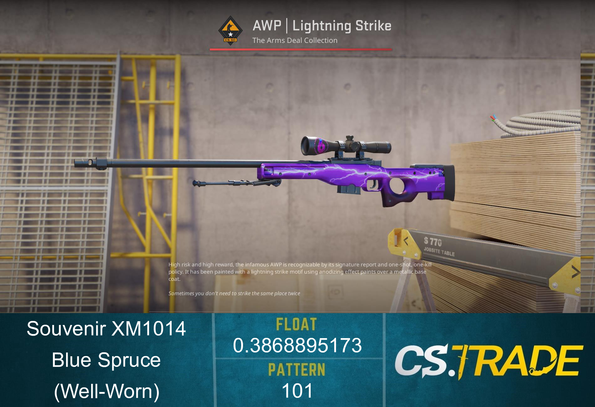 XM1014 | Blue Spruce (Well-Worn) Screenshot