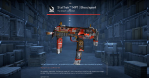 StatTrak™ MP7 | Bloodsport (Field-Tested) Screenshot