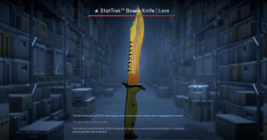 ★ StatTrak™ Bowie Knife | Lore (Well-Worn) Screenshot