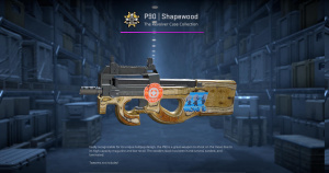 P90 | Shapewood (Battle-Scarred) Screenshot