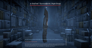 ★ StatTrak™ Survival Knife | Night Stripe (Battle-Scarred) Screenshot