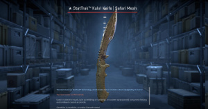 ★ StatTrak™ Kukri Knife | Safari Mesh (Well-Worn) Screenshot