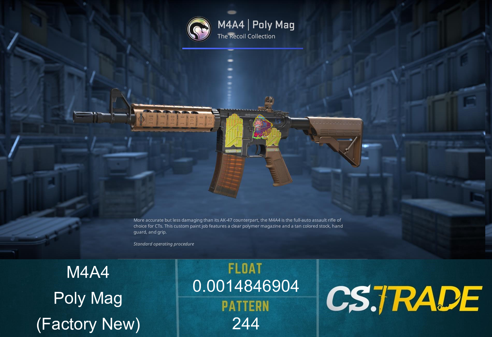 M4A4 | Poly Mag (Factory New) Screenshot