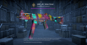 UMP-45 | Wild Child (Minimal Wear) Screenshot