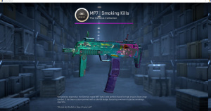 MP7 | Smoking Kills (Battle-Scarred) Screenshot