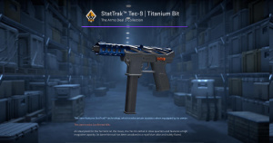 StatTrak™ Tec-9 | Titanium Bit (Factory New) Screenshot