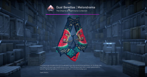 Dual Berettas | Melondrama (Well-Worn) Screenshot