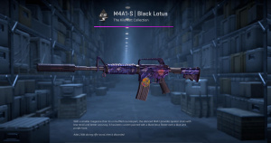 M4A1-S | Black Lotus (Battle-Scarred) Screenshot