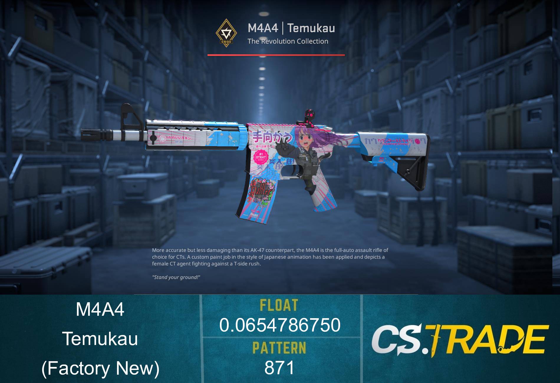 M4A4 | Temukau (Factory New) Screenshot