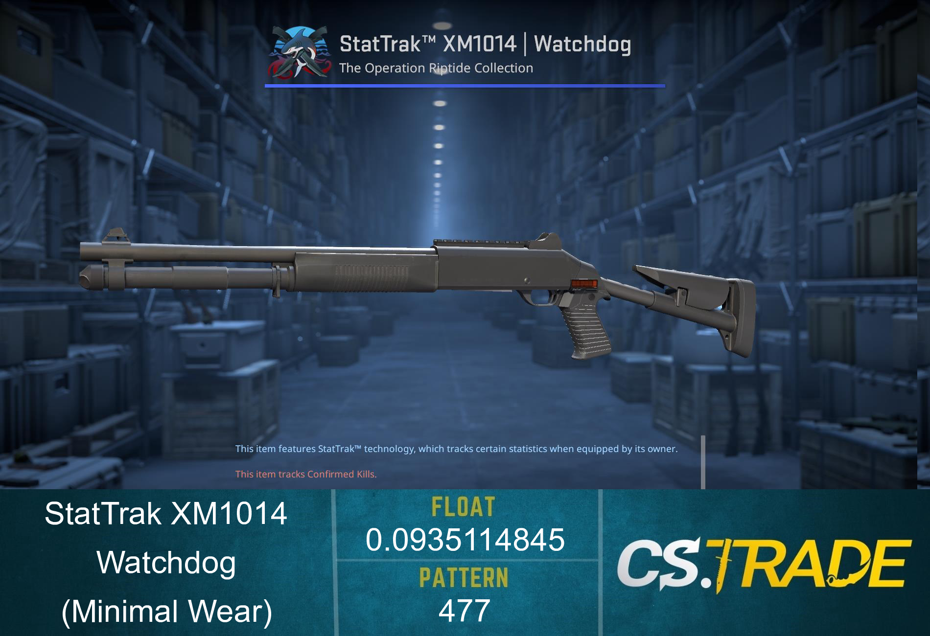 StatTrak™ XM1014 | Watchdog (Minimal Wear) Screenshot