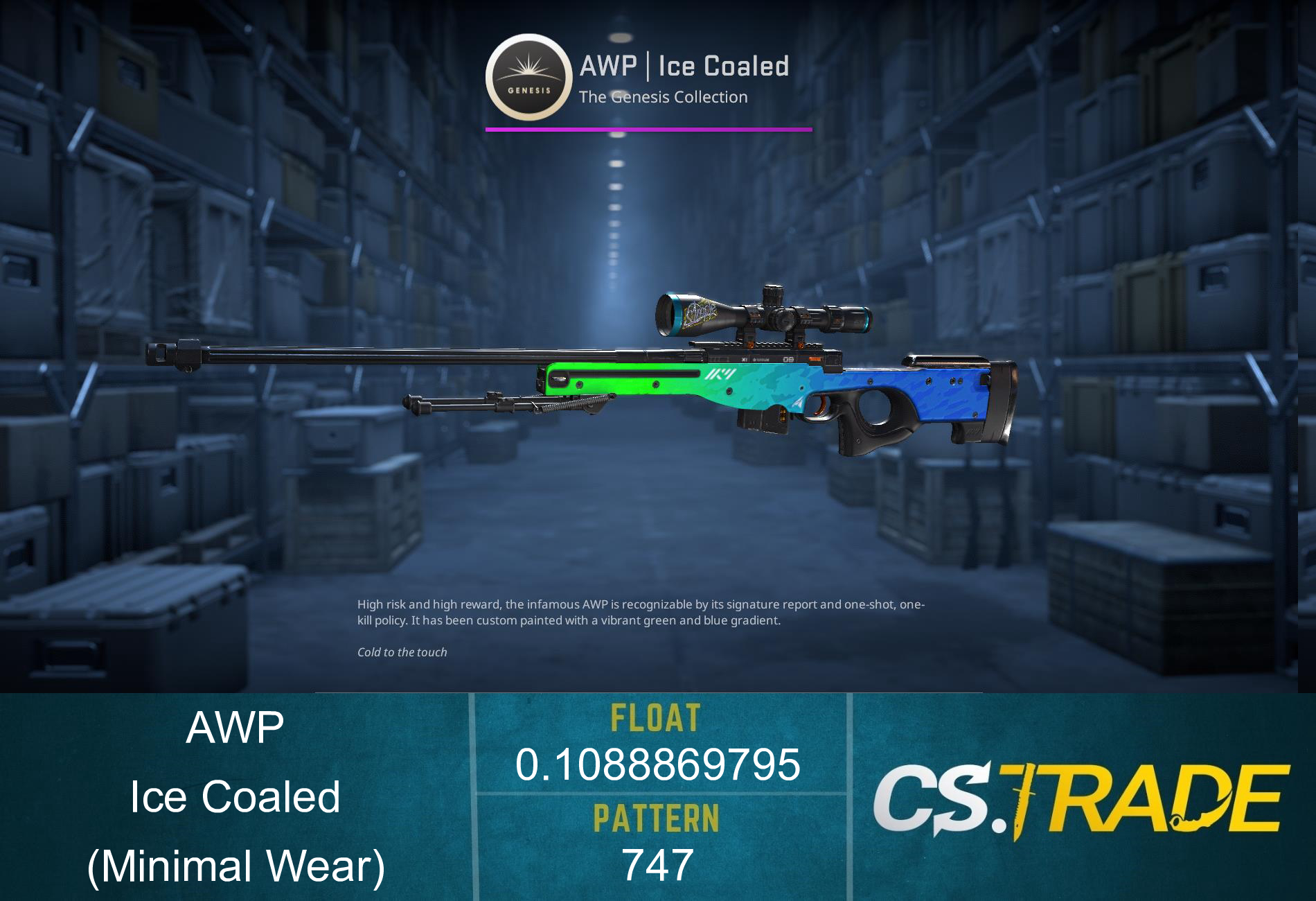 AWP | Ice Coaled (Factory New) Screenshot