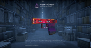 Glock-18 | Vogue (Field-Tested) Screenshot