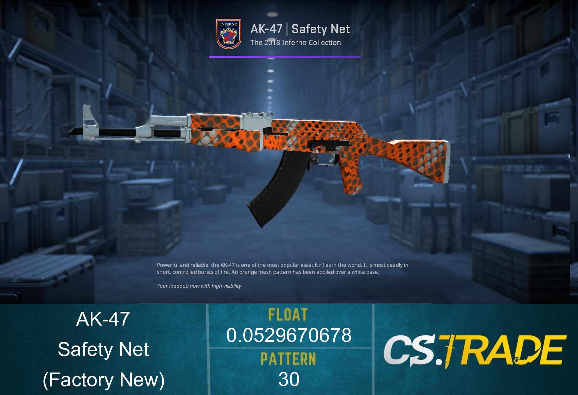 AK-47 | Safety Net (Factory New) Screenshot