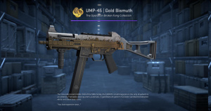 UMP-45 | Gold Bismuth (Factory New) Screenshot