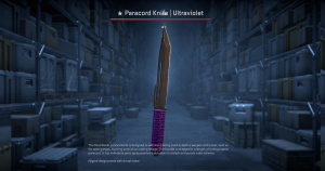 ★ Paracord Knife | Ultraviolet (Well-Worn) Screenshot