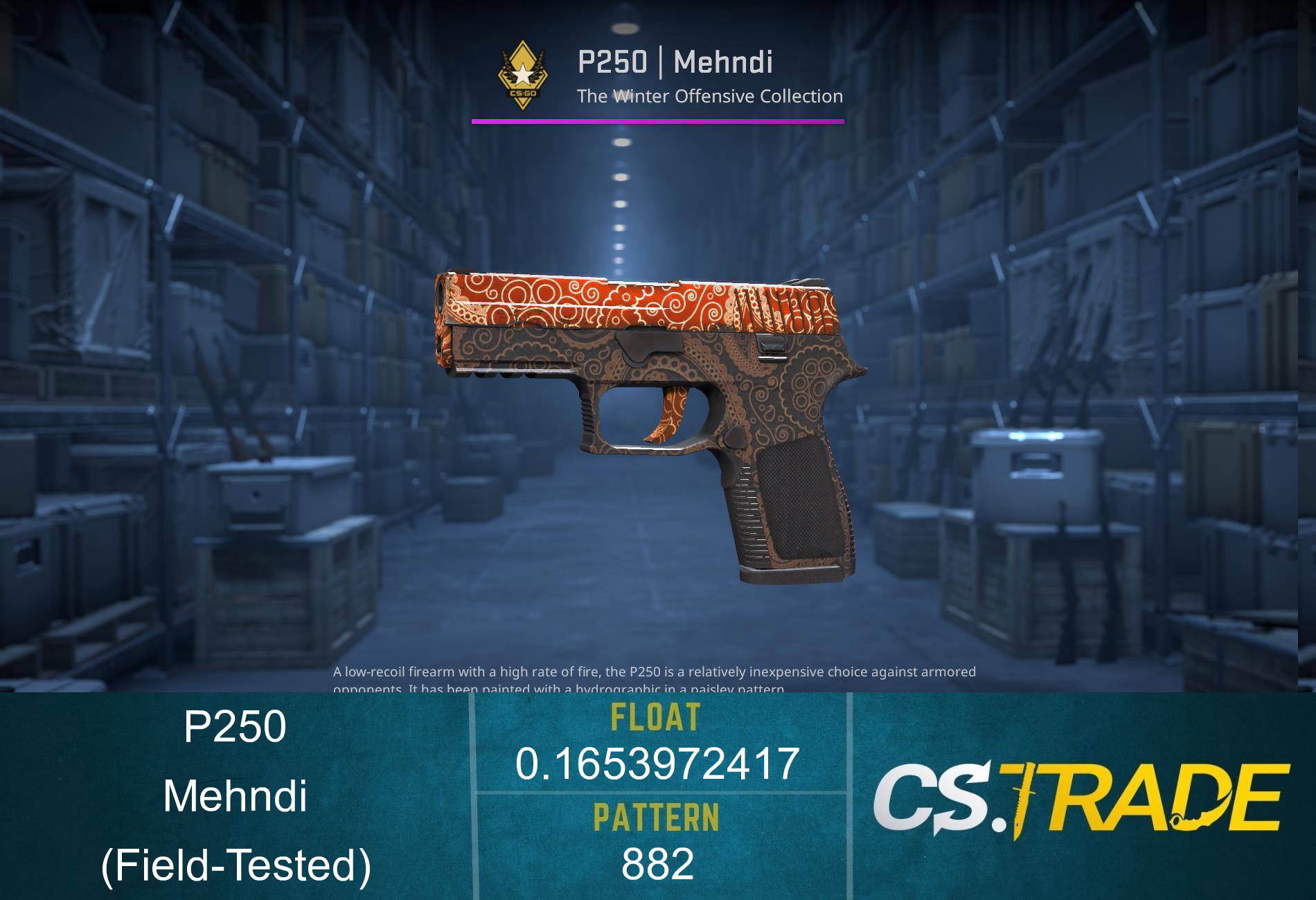P250 | Mehndi (Field-Tested) Screenshot