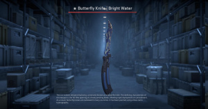 ★ Butterfly Knife | Bright Water (Field-Tested) Screenshot
