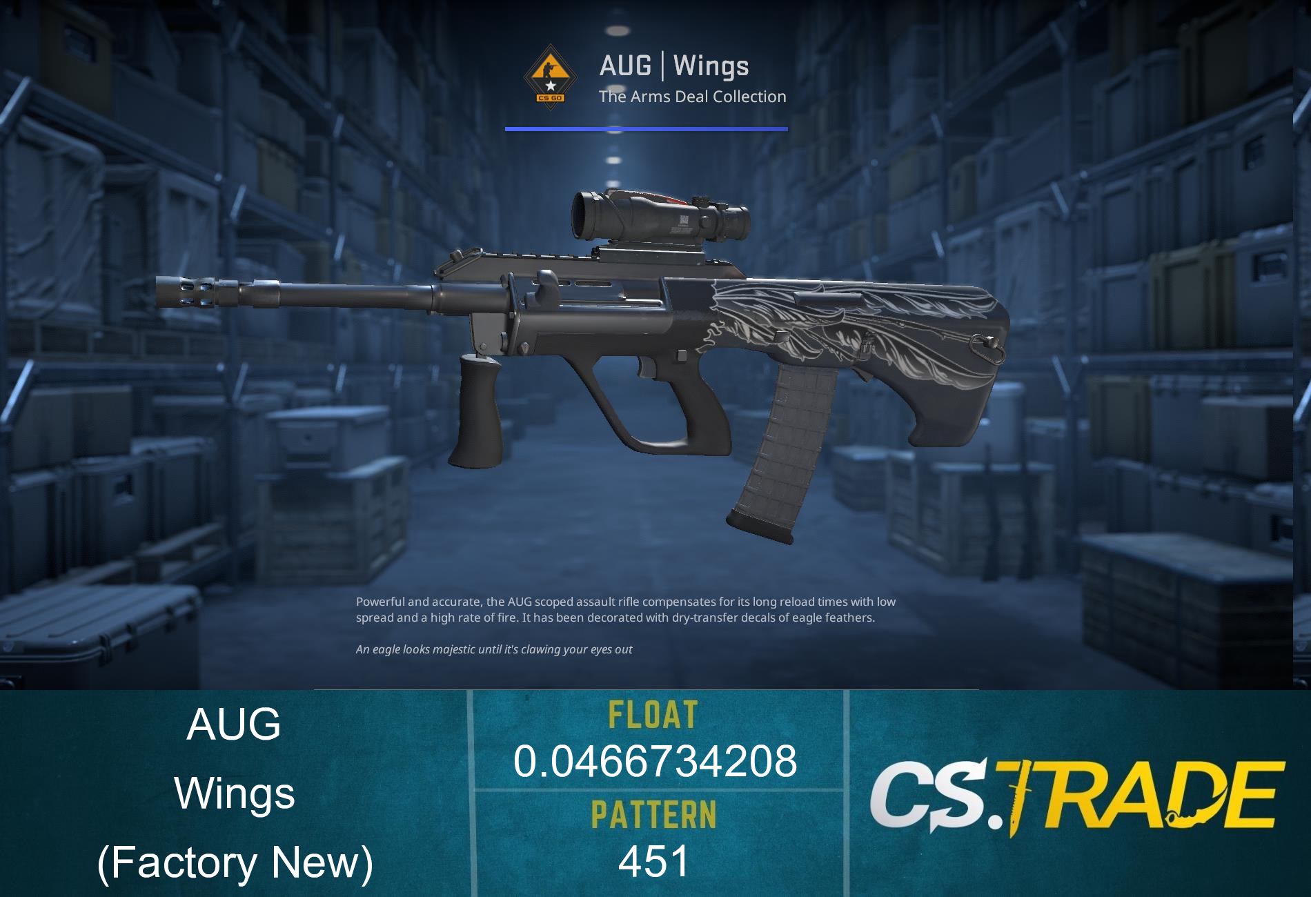 AUG | Wings (Factory New) Screenshot