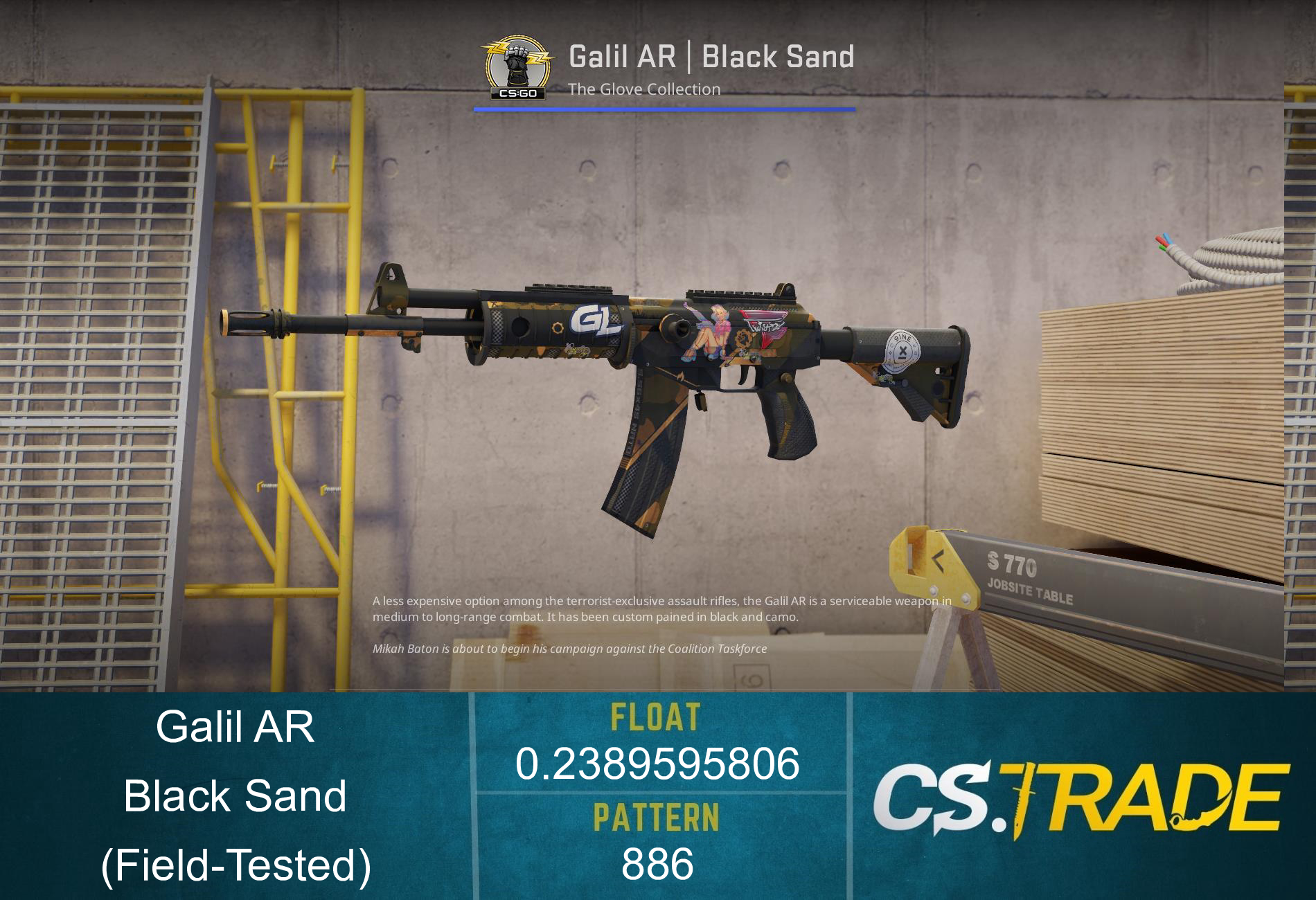 StatTrak™ Galil AR | Black Sand (Field-Tested) Screenshot