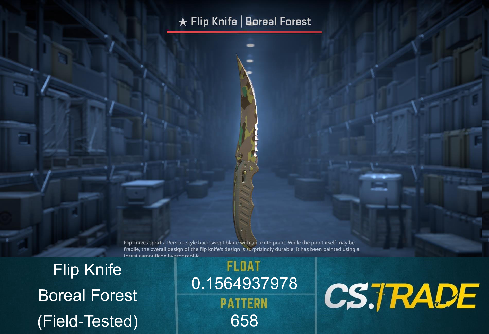 ★ Flip Knife | Boreal Forest (Field-Tested) Screenshot