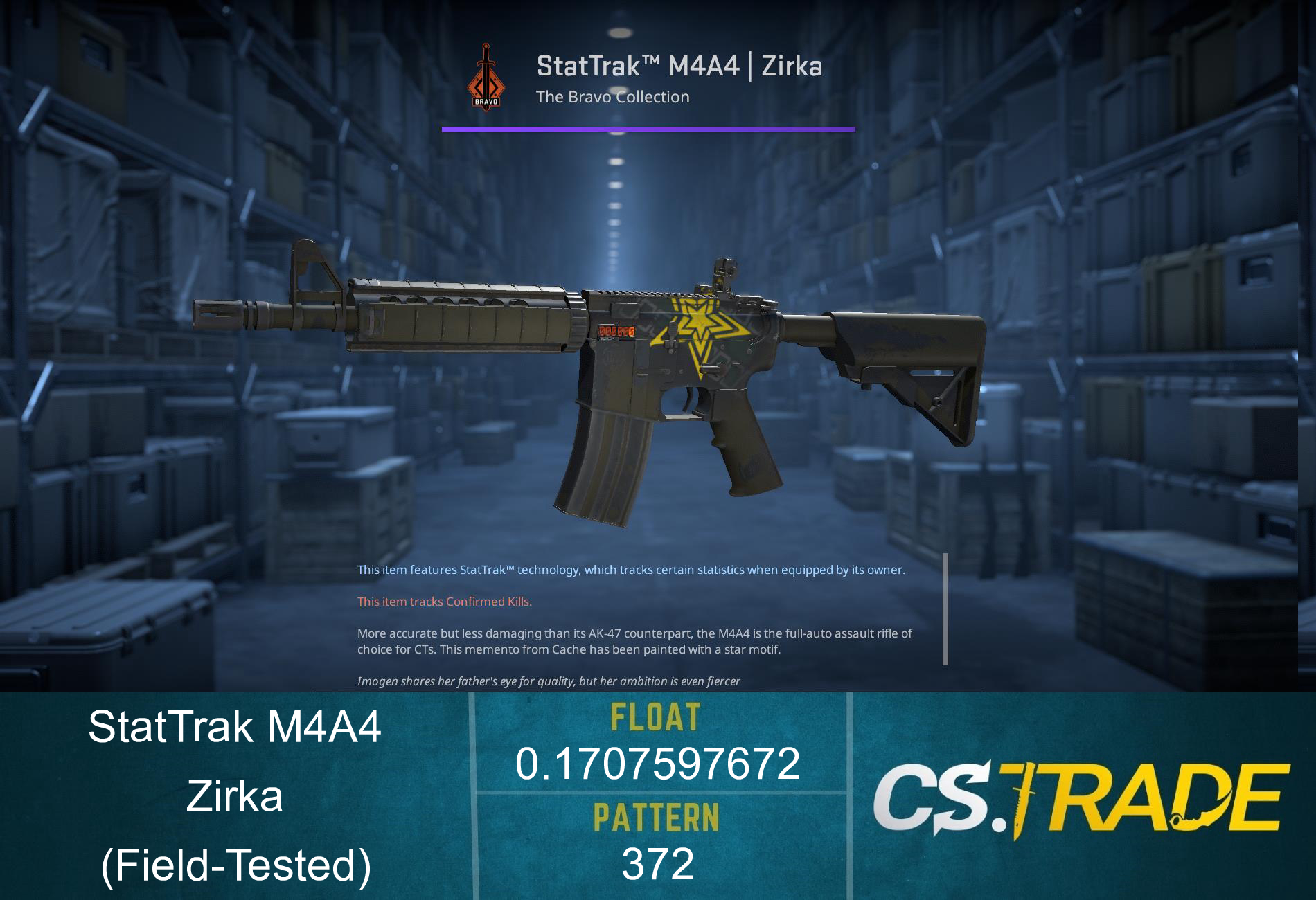 M4A4 | Zirka (Field-Tested) Screenshot