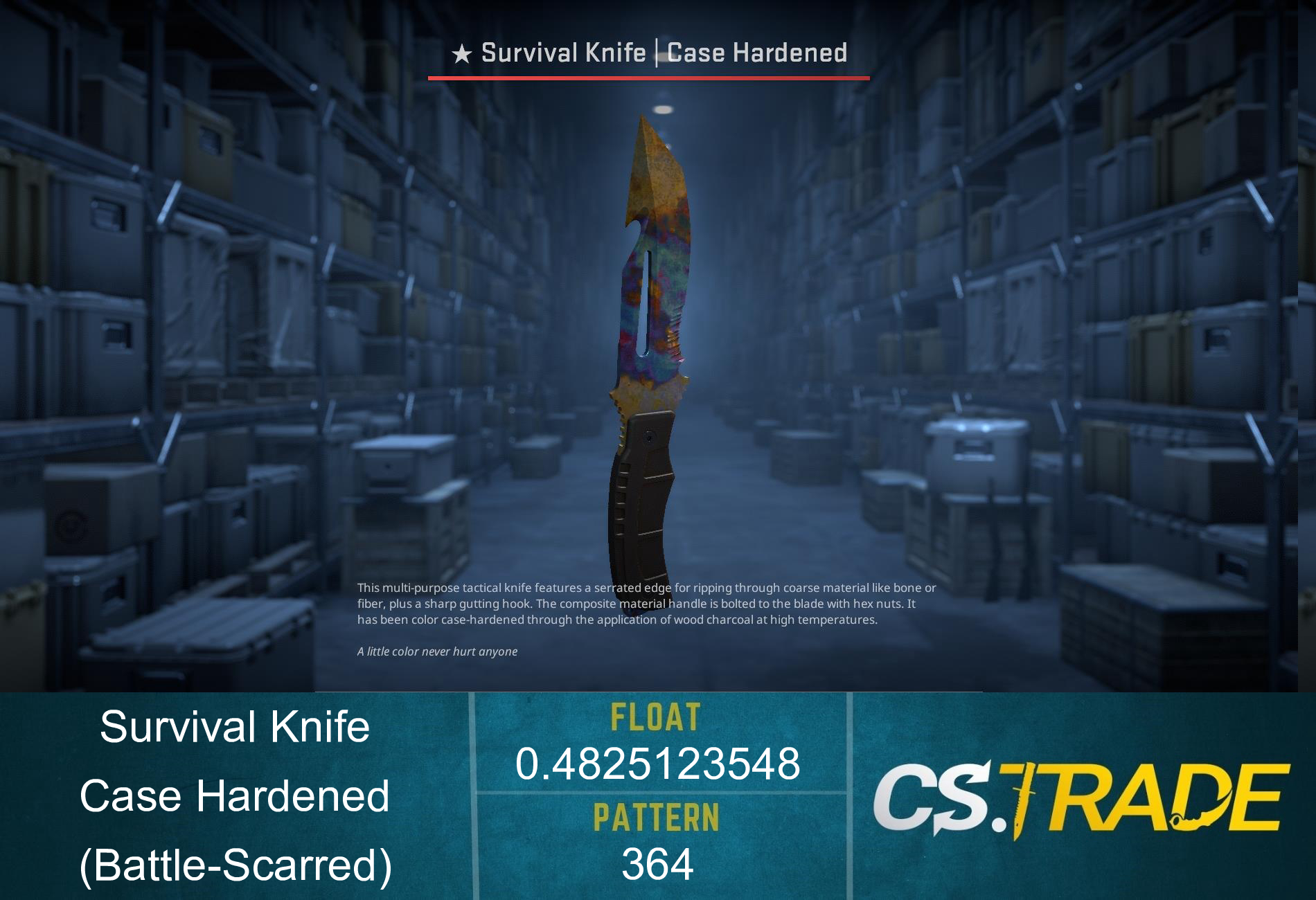 ★ Survival Knife | Case Hardened (Battle-Scarred) Screenshot