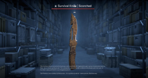 ★ Survival Knife | Scorched (Battle-Scarred) Screenshot