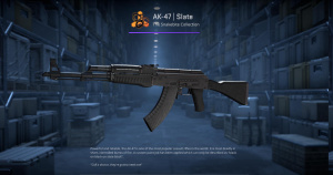 AK-47 | Slate (Well-Worn) Screenshot