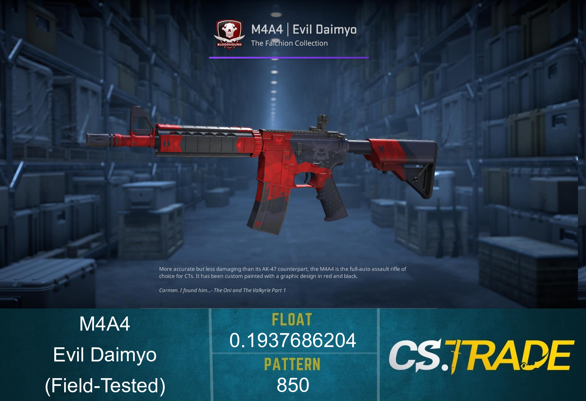 M4A4 | Evil Daimyo (Field-Tested) Screenshot