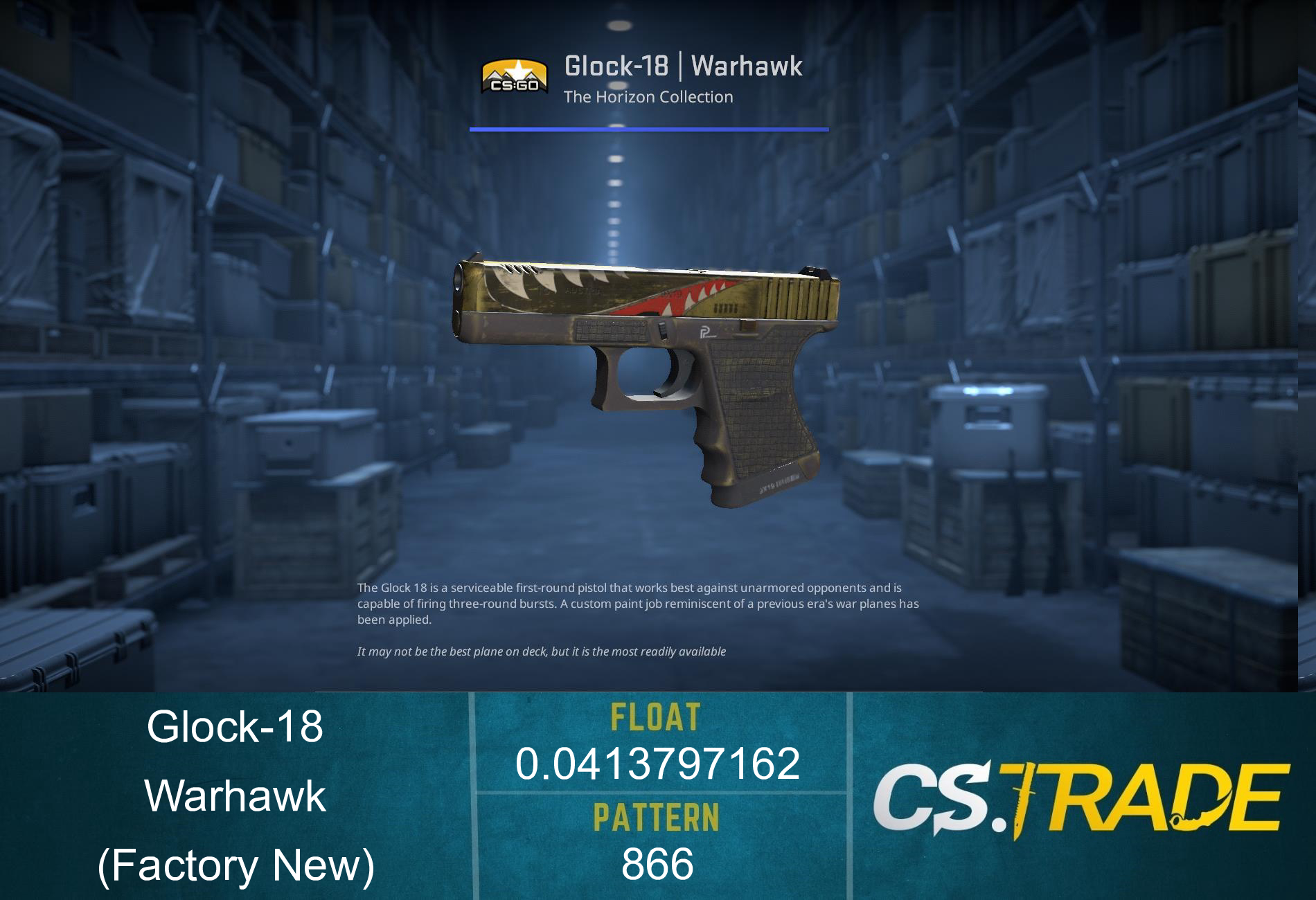 Glock-18 | Warhawk (Factory New) Screenshot