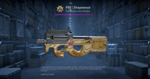 P90 | Shapewood (Well-Worn) Screenshot