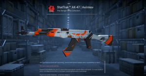 StatTrak™ AK-47 | Asiimov (Minimal Wear) Screenshot