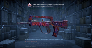 StatTrak™ FAMAS | Rapid Eye Movement (Minimal Wear) Screenshot