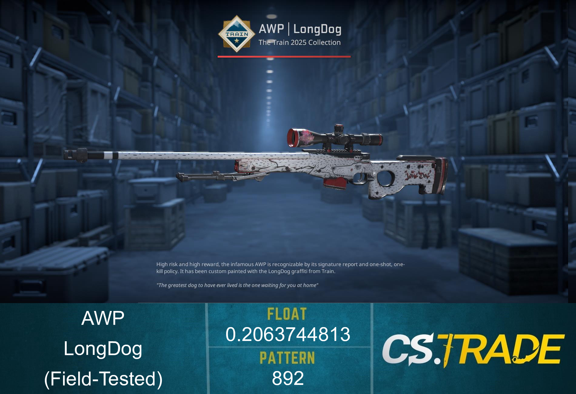 AWP | LongDog (Field-Tested) Screenshot
