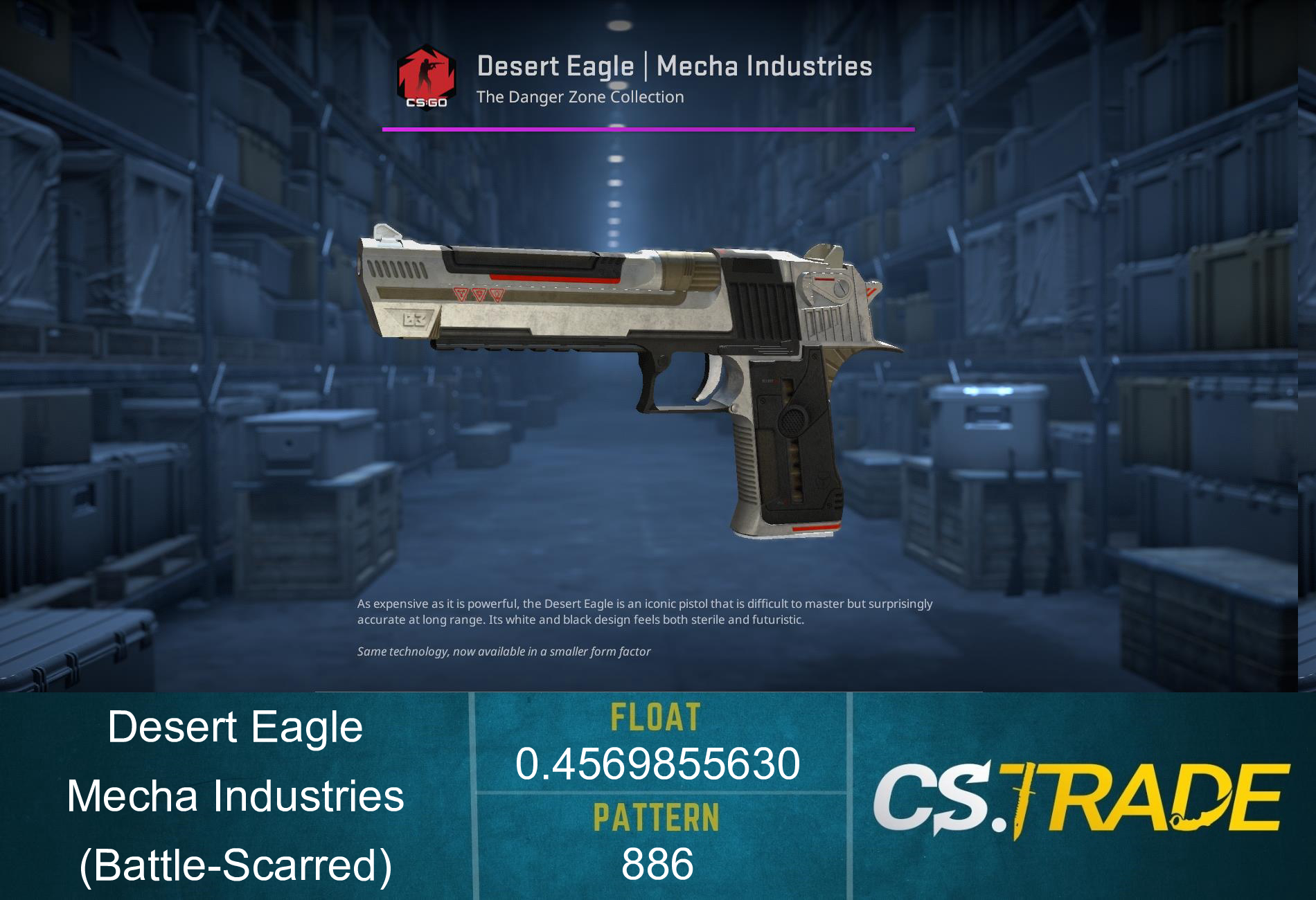 Desert Eagle | Mecha Industries (Battle-Scarred) Screenshot