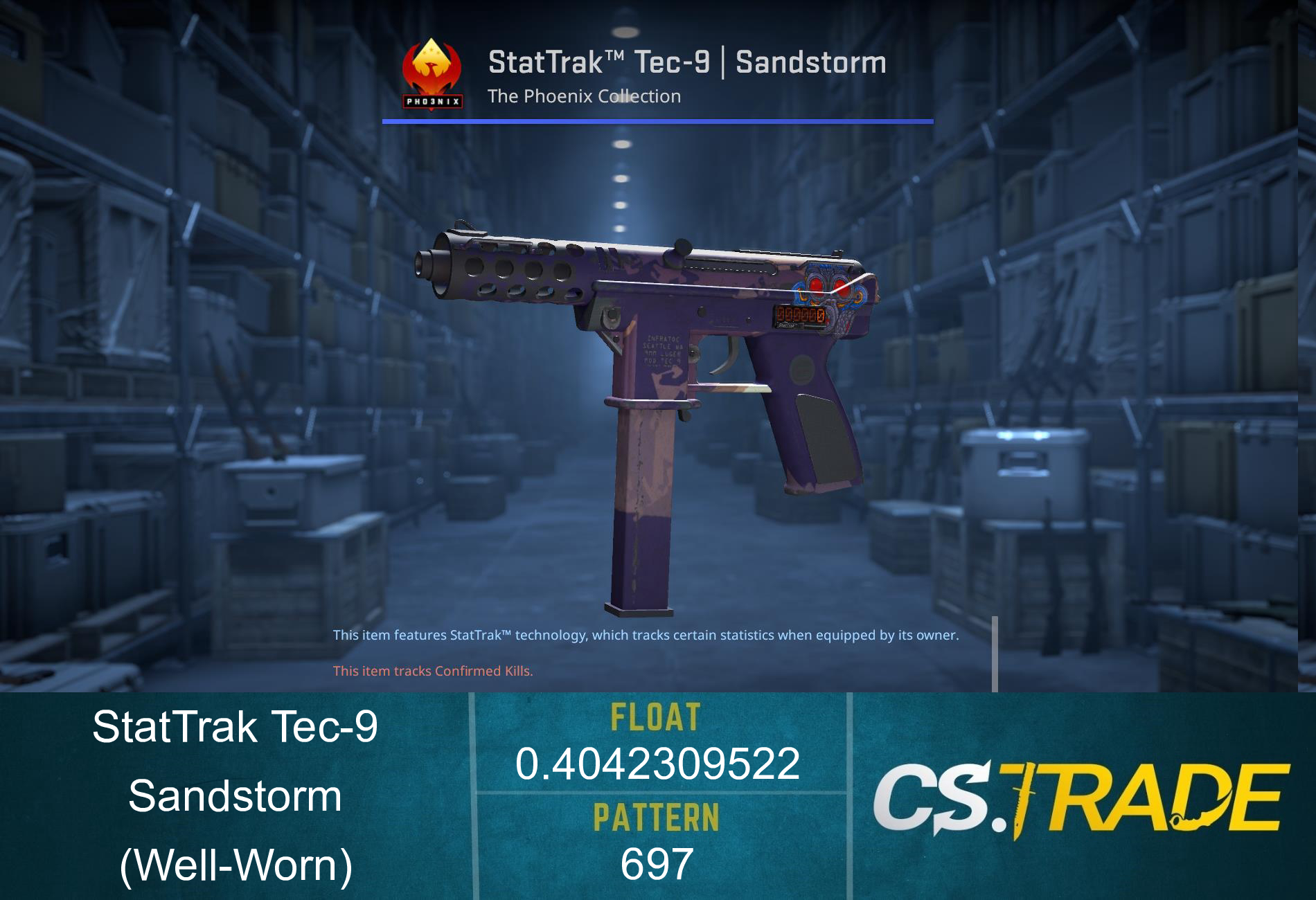 Tec-9 | Sandstorm (Well-Worn) Screenshot