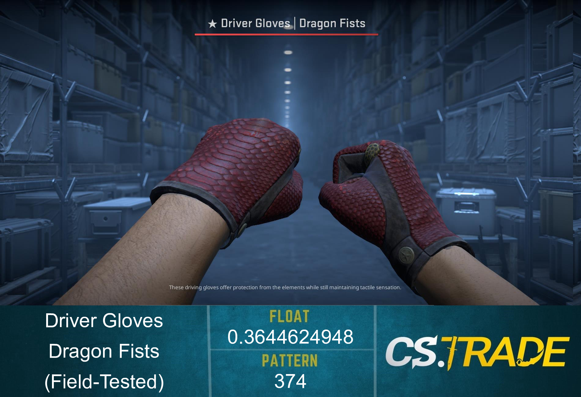 ★ Driver Gloves | Dragon Fists (Factory New) Screenshot