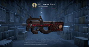 P90 | Shallow Grave (Well-Worn) Screenshot