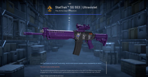 StatTrak™ SG 553 | Ultraviolet (Minimal Wear) Screenshot