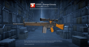 G3SG1 | Orange Kimono (Minimal Wear) Screenshot