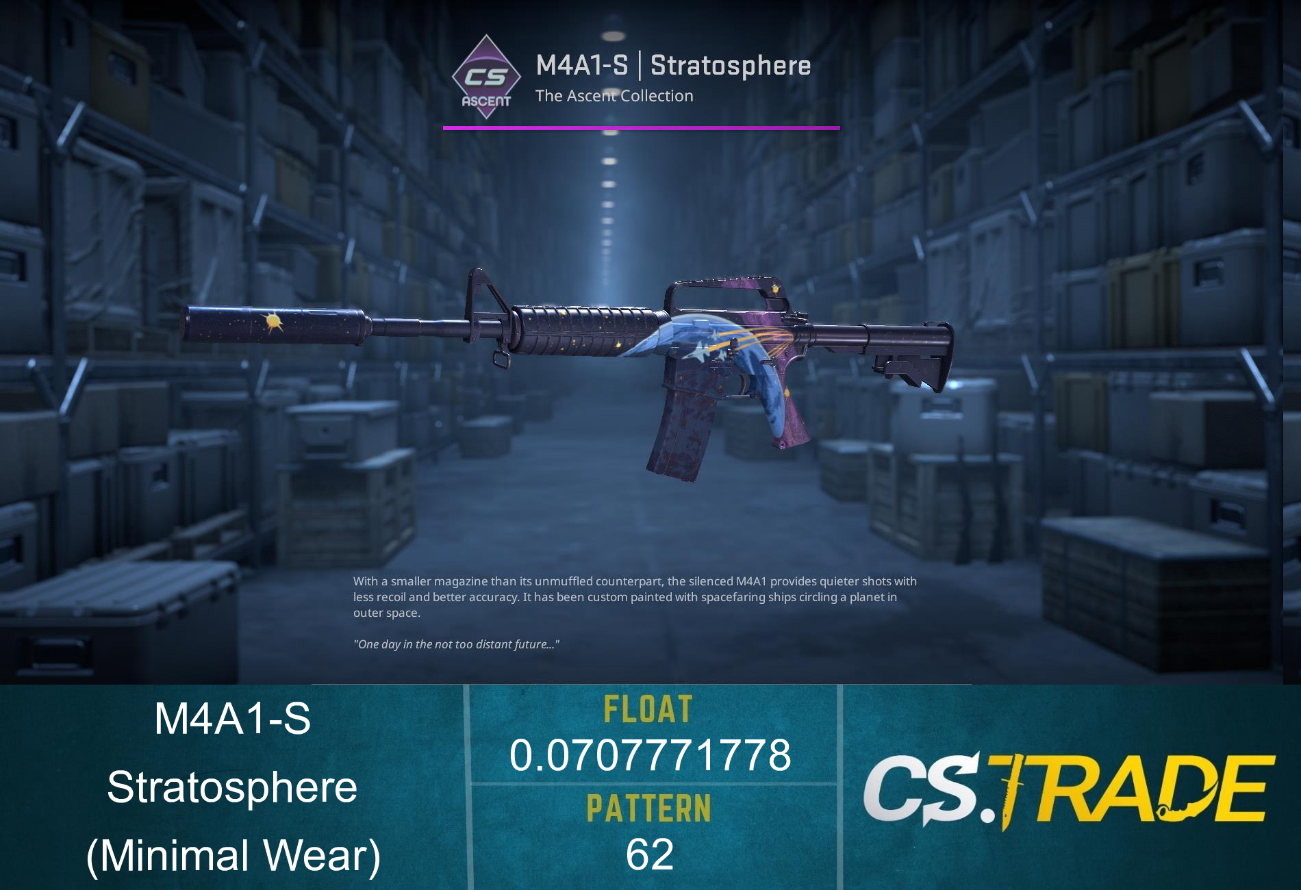 M4A1-S | Stratosphere (Minimal Wear) Screenshot