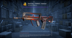 StatTrak™ FAMAS | Valence (Field-Tested) Screenshot