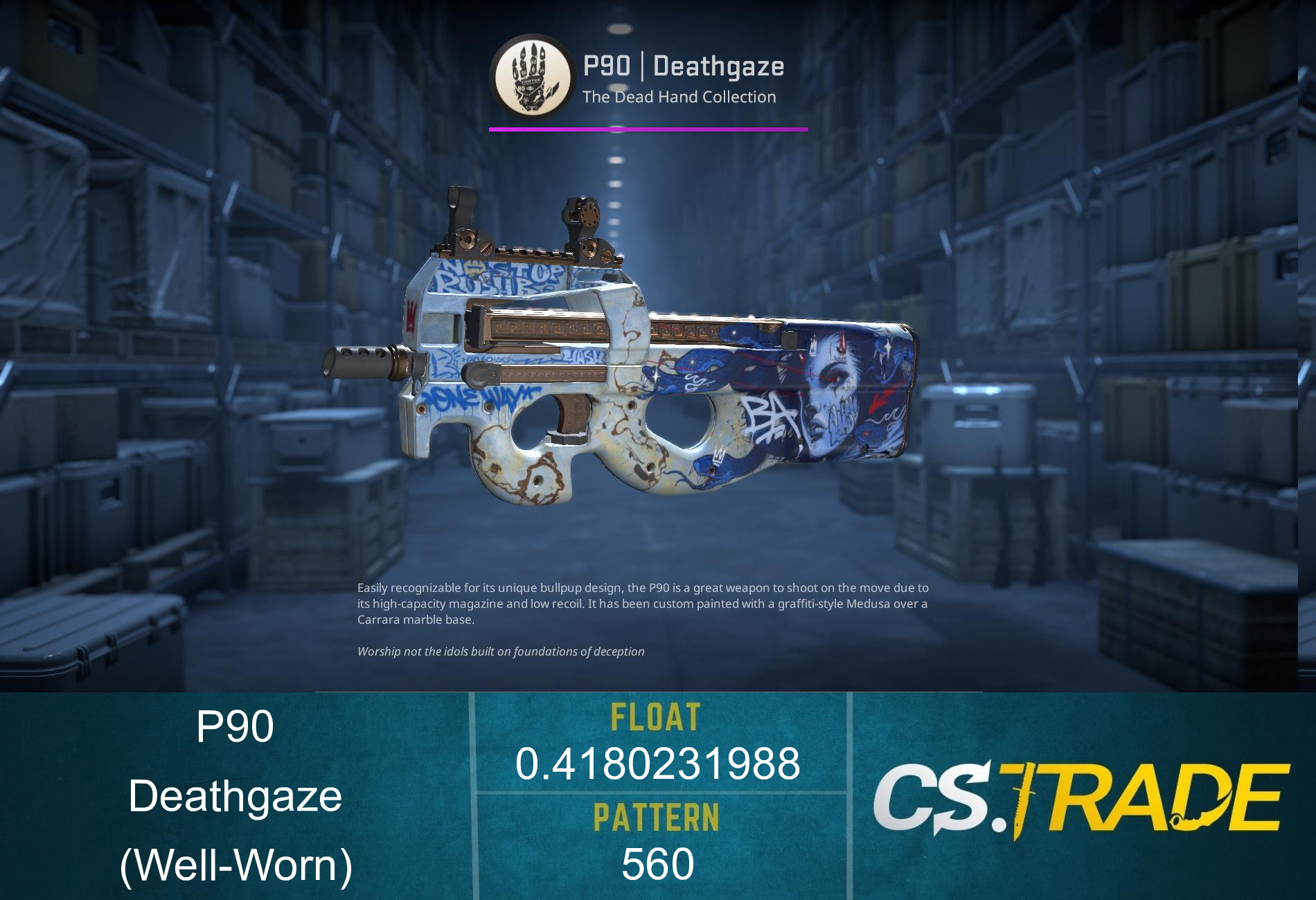 P90 | Deathgaze (Factory New) Screenshot